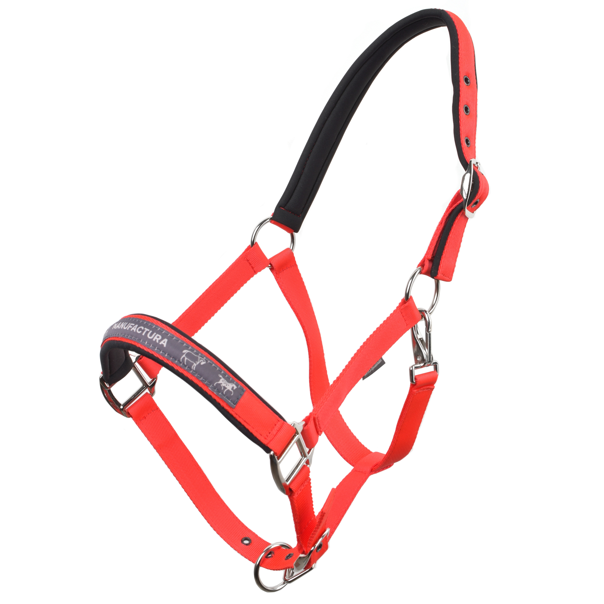 Недоуздок на неопреновых подложках MIU Equestrian Neo 2.0 красный