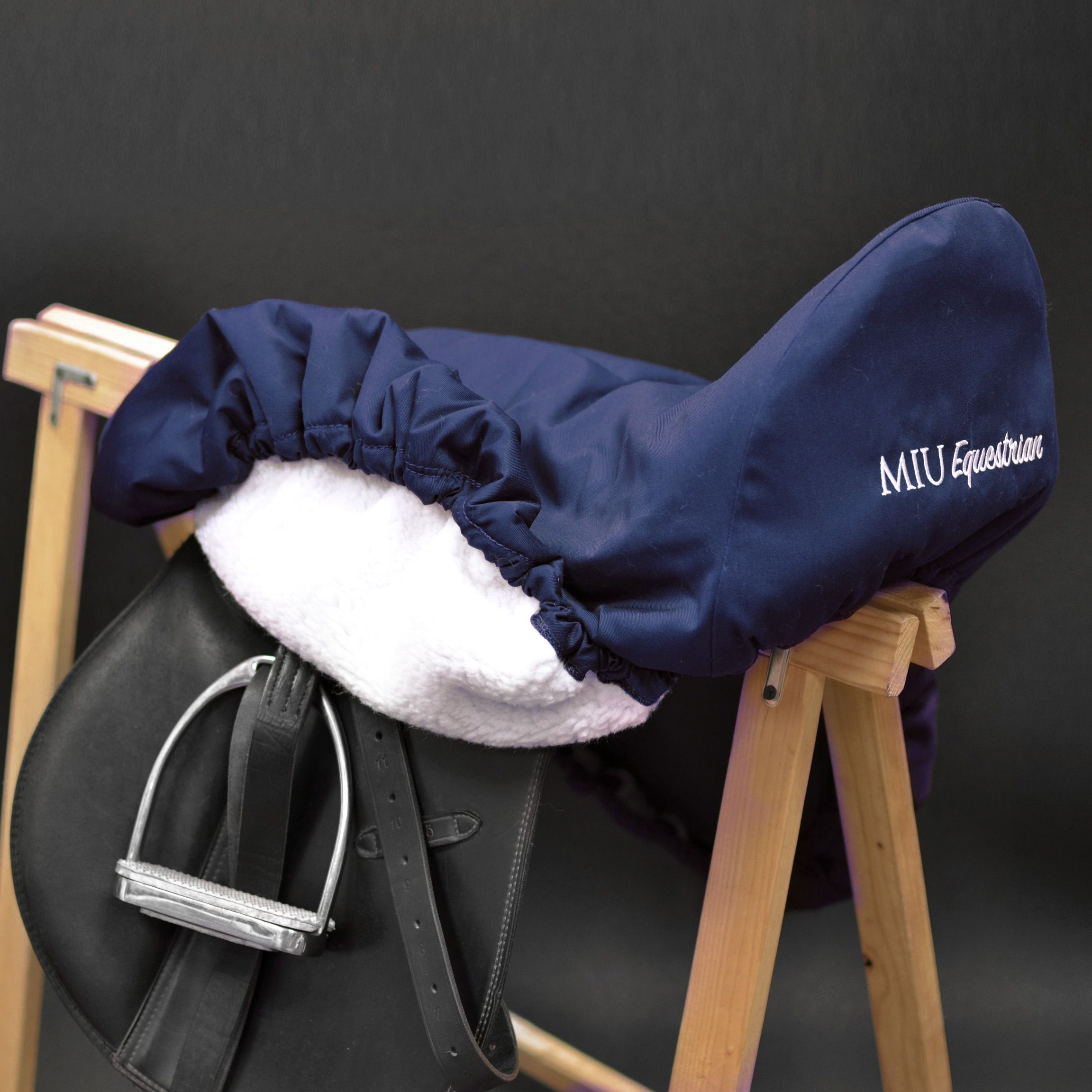 Чехол для конкурного седла Deluxe Saddle cover синий