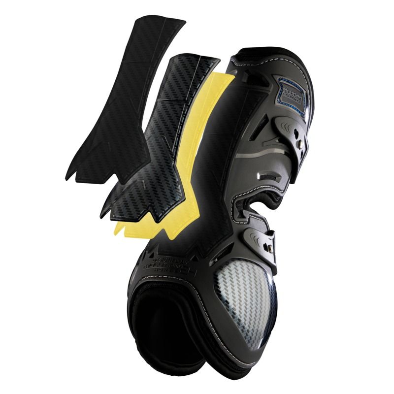 Ногавки передние Hybrid Carbon Tendon Boots чёрный