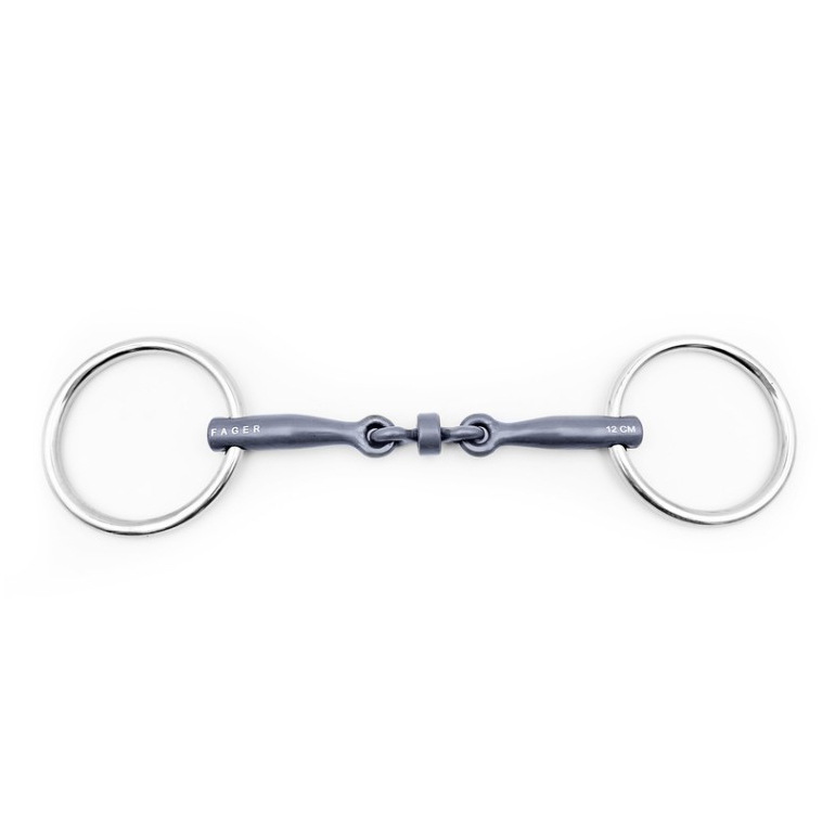 Трензель Fager Alice Titanium Bradoon Loose rings