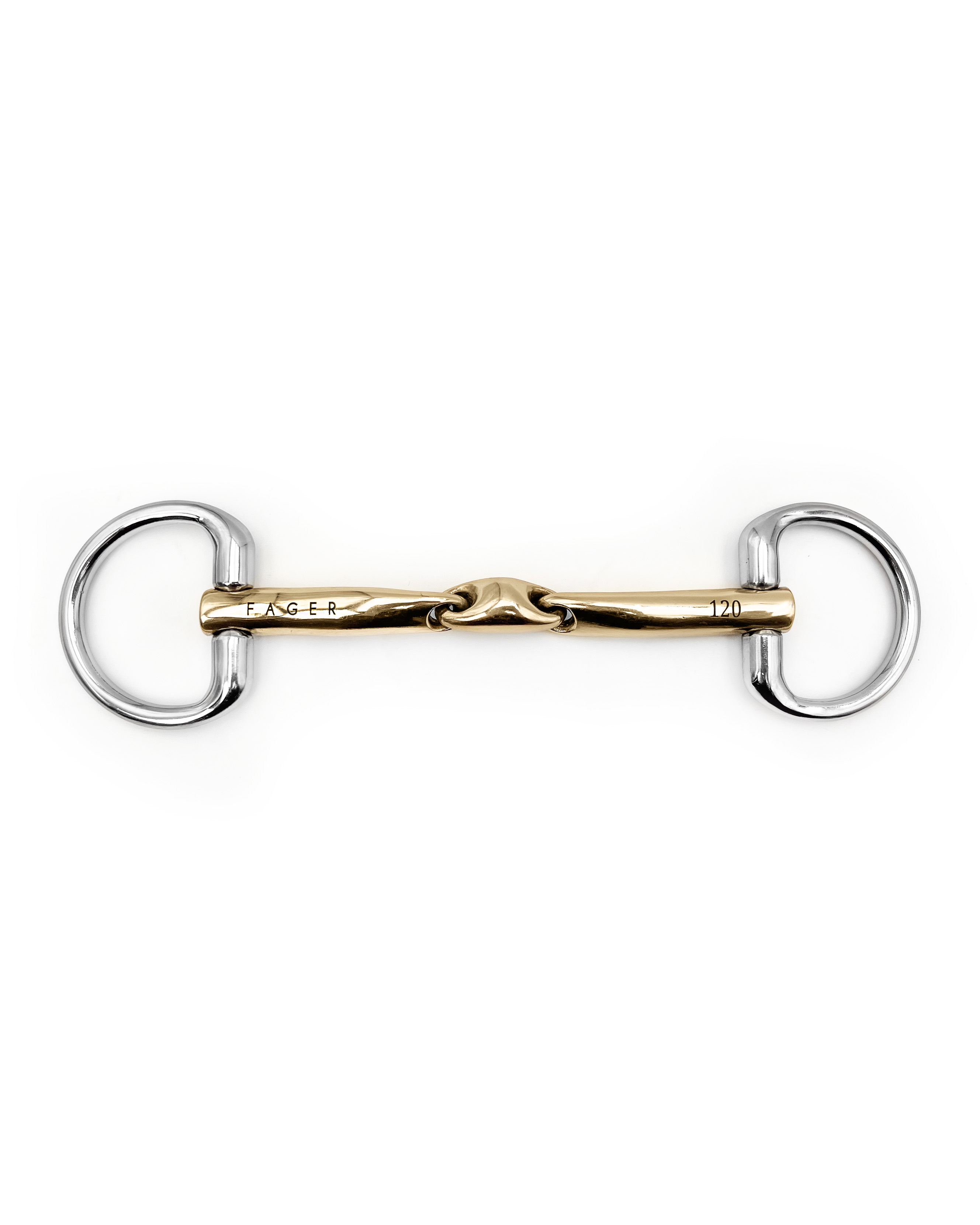 Трензель Fager под мундштук Celice Sweet Gold Bradoon Fixed rings
