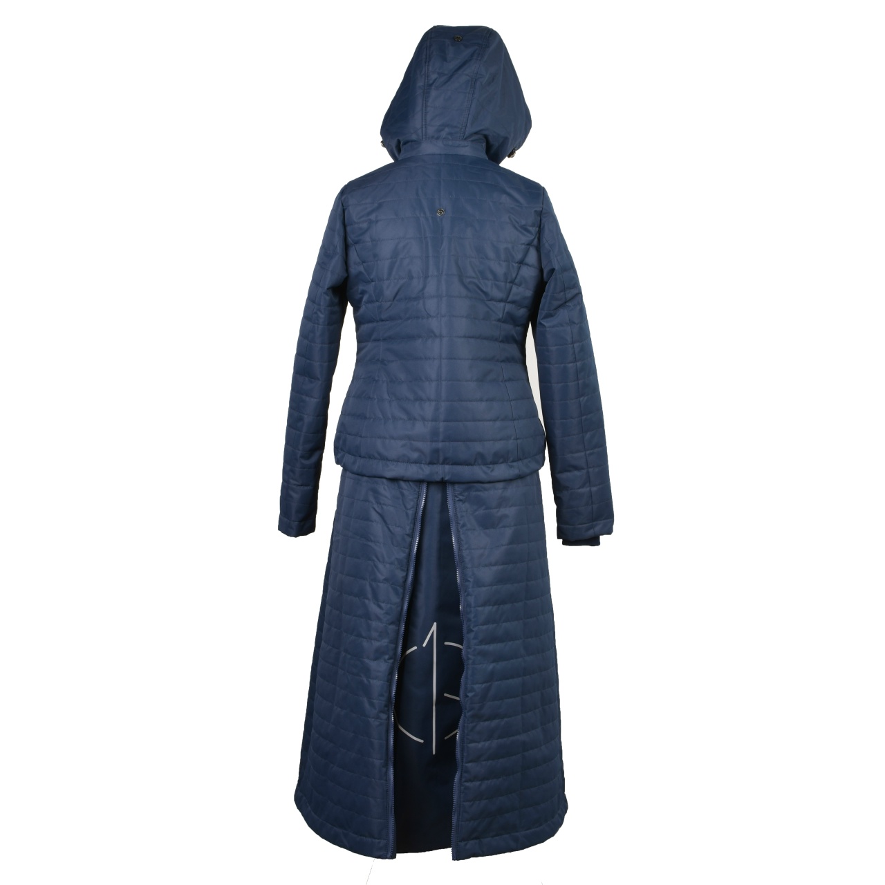 Костюм макси демисезон синий