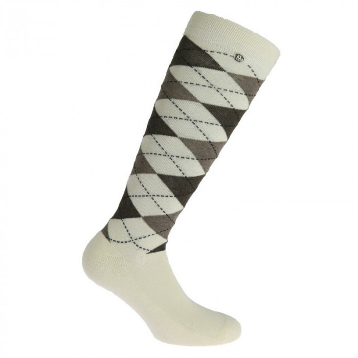 Гольфы Argyle ромб беж/коричневый (986390014, 35-38)