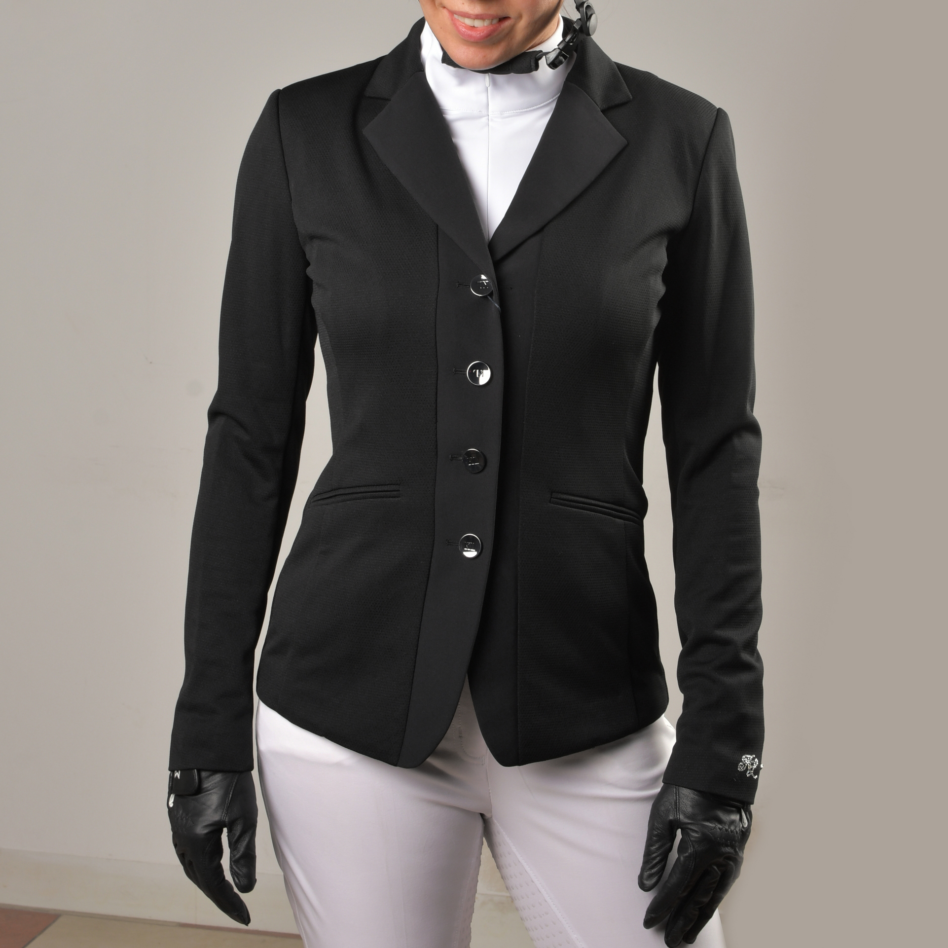 Редингот KLcara, Competition Jacket, Mesh чёрный
