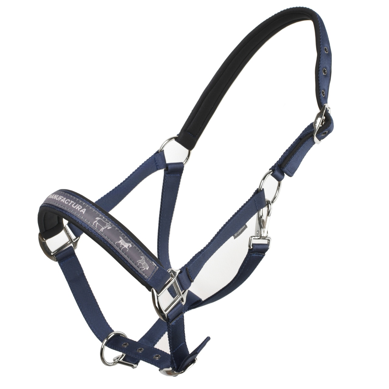 Недоуздок на неопреновых подложках MIU Equestrian Neo 2.0 тёмно-синий