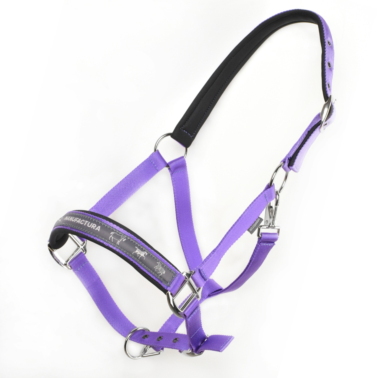 Недоуздок на неопреновых подложках MIU Equestrian Neo 2.0 фиолетовый