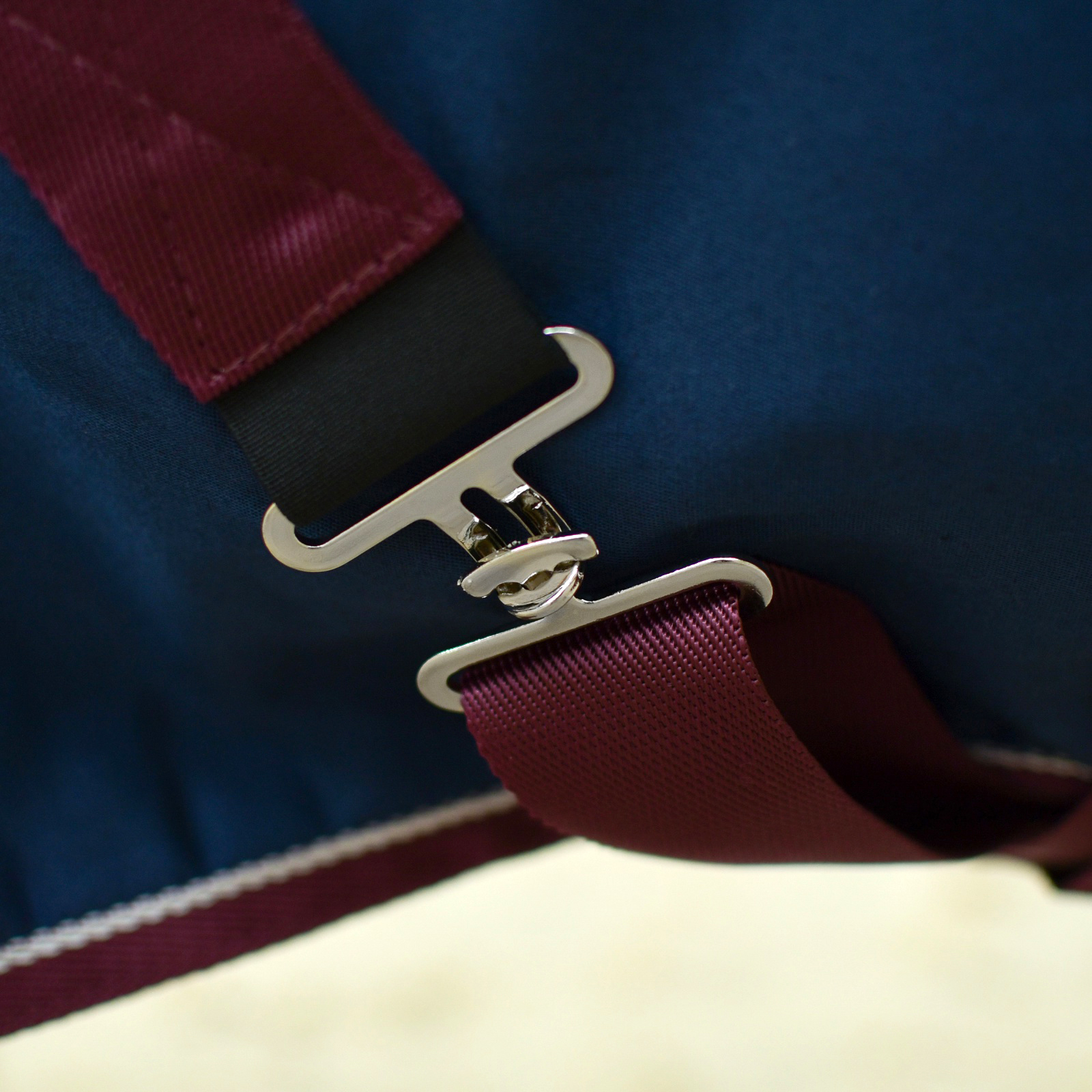 Попона денниковая на флисе mimimi Pony Fleece-Lined, синий/бордо
